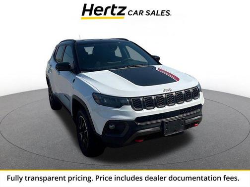 Bright White Clearcoat 2025 Jeep Compass Trailhawk