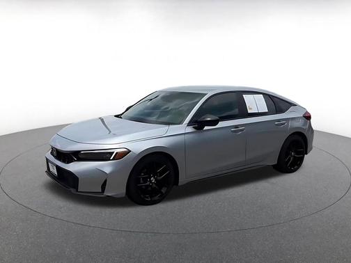 Solar Silver Metallic 2025 Honda Civic Sport