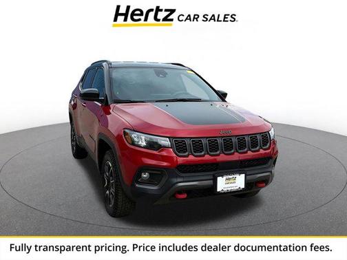 Red Hot Pearlcoat 2025 Jeep Compass Trailhawk