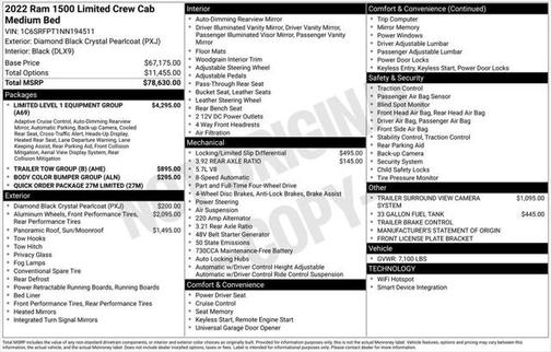 2022 RAM 1500 Limited