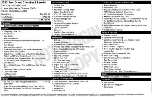 2023 Jeep Grand Cherokee L Laredo