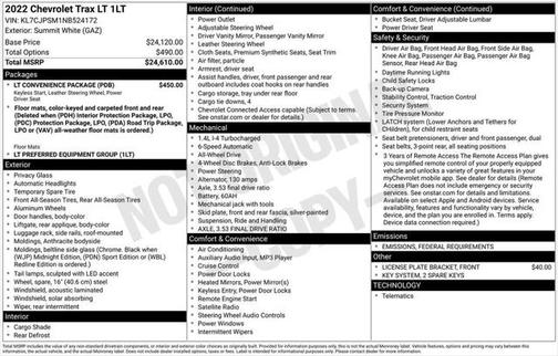 2022 Chevrolet Trax LT