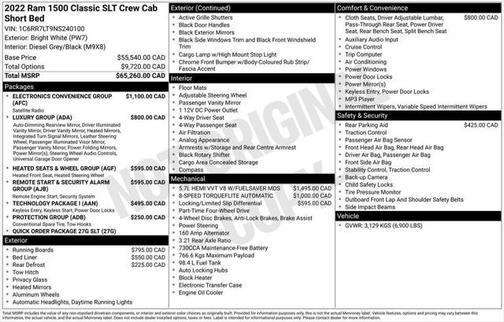2022 RAM 1500 Classic SLT