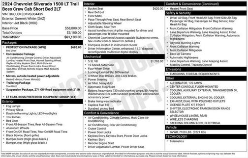 2024 Chevrolet Silverado 1500 LT Trail Boss