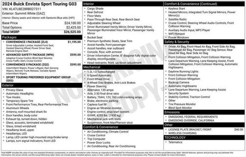2024 Buick Envista Sport Touring FWD