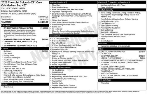 2023 Chevrolet Colorado Z71