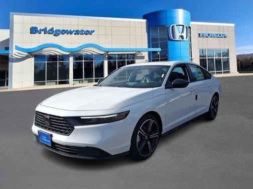 Platinum White Pearl 2026 Honda Accord Hybrid Sport