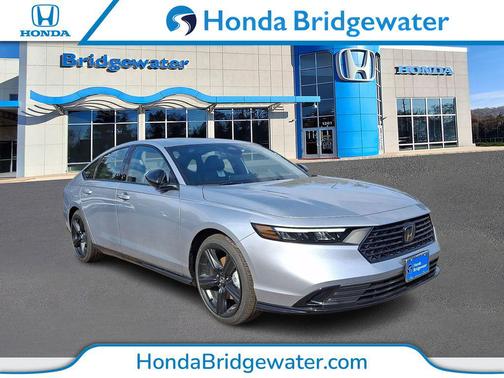 Solar Silver Metallic 2026 Honda Accord Hybrid Sport-L