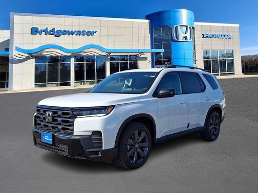 Platinum White Pearl 2026 Honda Pilot Sport