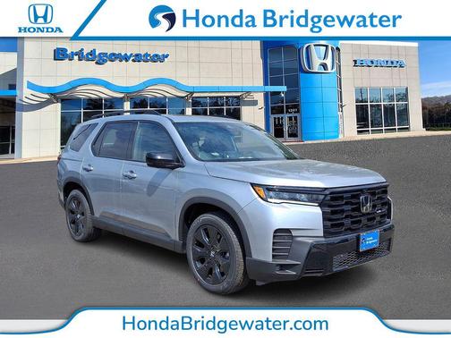 Solar Silver Metallic 2026 Honda Pilot Black Edition