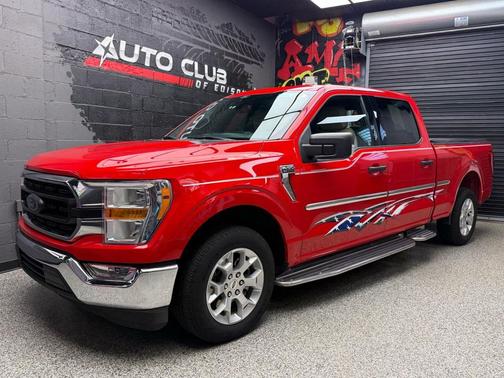 Red 2021 Ford F-150