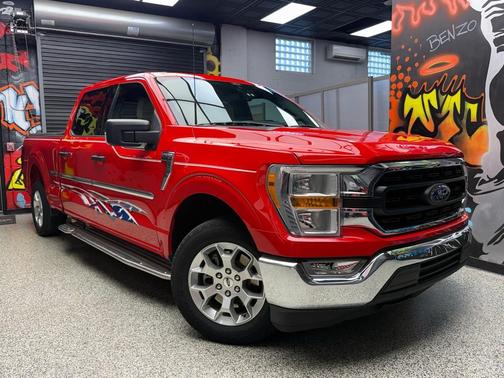 Red 2021 Ford F-150