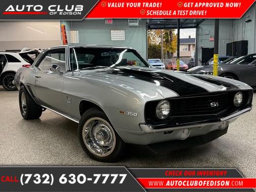 Silver 1969 Chevrolet Camaro SS
