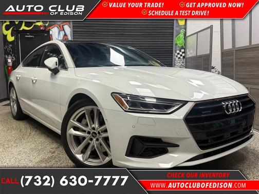 Glacier White Metallic 2022 Audi A7 55 Premium