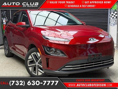 Red 2023 Hyundai KONA EV SEL