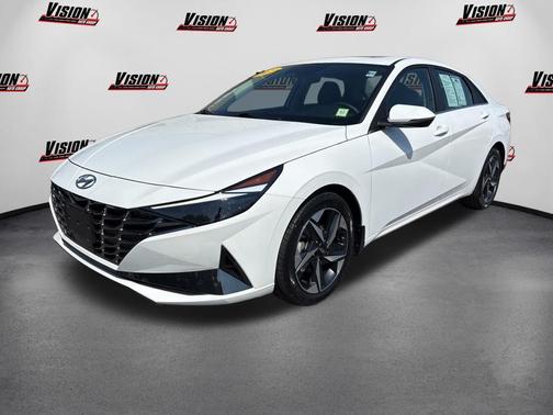 Serenity White Pearl 2023 Hyundai ELANTRA Limited