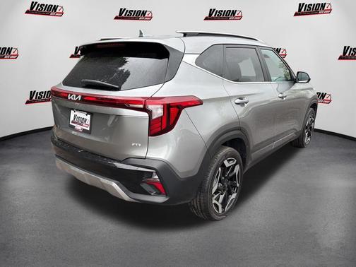 Steel Gray 2024 Kia Seltos SX Turbo