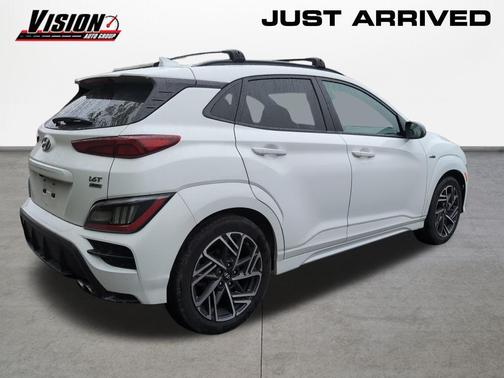 Lunar White 2022 Hyundai KONA N Line
