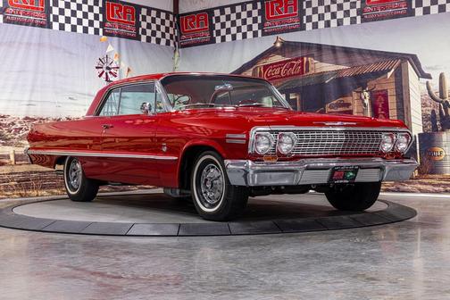 SOLID RED 1963 Chevrolet Impala Base