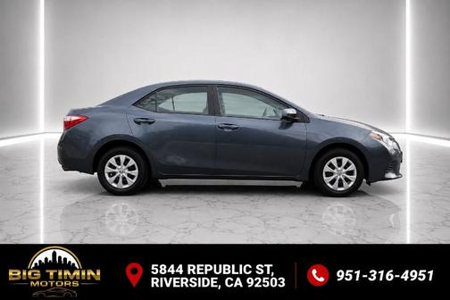 Slate Metallic 2015 Toyota Corolla L