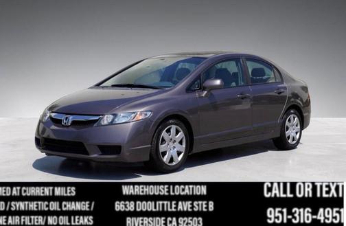 Urban Titanium Metallic 2010 Honda Civic LX