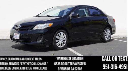 Black Sand Pearl 2012 Toyota Corolla LE