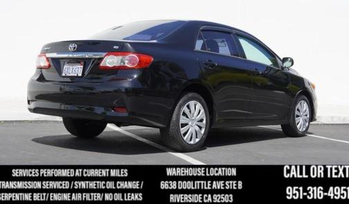 Black Sand Pearl 2012 Toyota Corolla LE