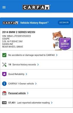 2014 BMW M235 M235i (ALPINE WHITE ON CORAL RED) HARMON KARDONS