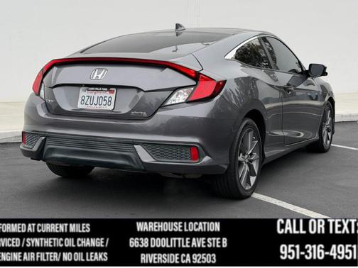 Platinum White Pearl 2019 Honda Civic EX