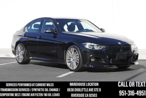 2017 BMW 340 340i BLACK SAPP ON BLACK/ HARMON KARDON/ APP CPLAY