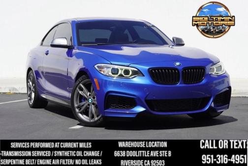 Estoril Blue Metallic 2015 BMW M235 (ESTORIL BLUE) (HIGH OPTIONS) (BONE STOCK!!!!