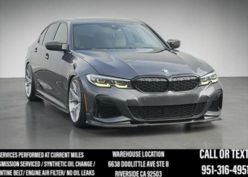 Mineral Grey Metallic 2021 BMW M340 M340i (H&R SPRINGS ) (YELLOW DRL) (19INCH APEX WS)