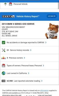 2014 BMW 435 i xDrive