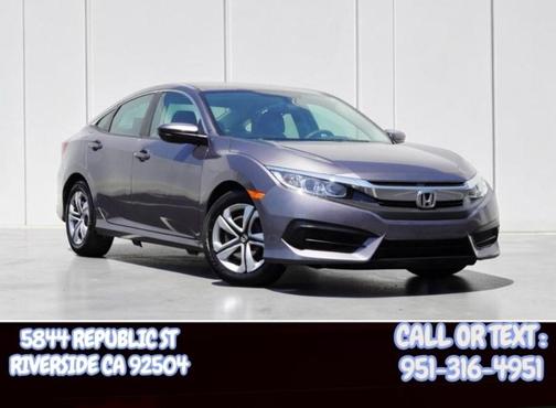 Modern Steel Metallic 2018 Honda Civic LX