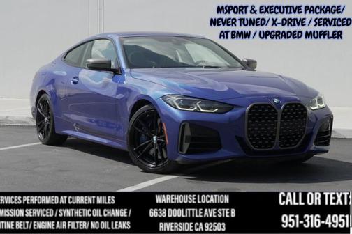 Portimao Blue Metallic 2021 BMW M440 i xDrive
