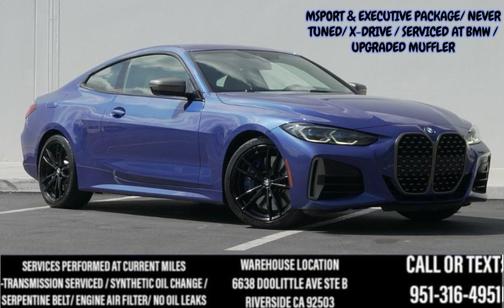 Portimao Blue Metallic 2021 BMW M440 i xDrive