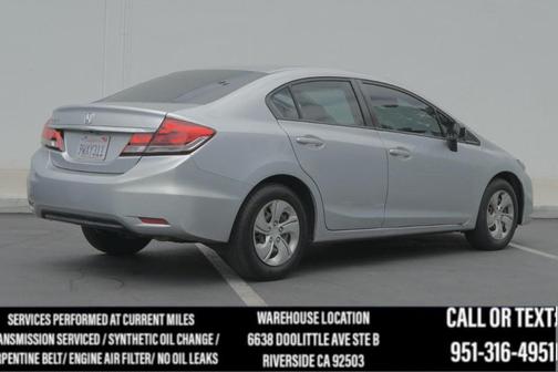Alabaster Silver Metallic 2015 Honda Civic LX