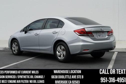Alabaster Silver Metallic 2015 Honda Civic LX