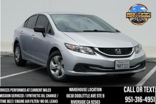 Alabaster Silver Metallic 2015 Honda Civic LX