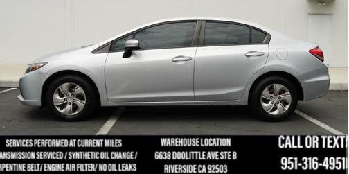 Alabaster Silver Metallic 2015 Honda Civic LX