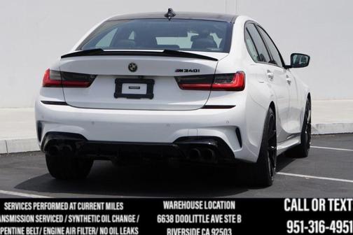 Alpine White 2021 BMW M340 (BLACK INTERIOR w Blue Accents/ Harmon Kardons /