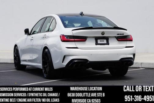 Alpine White 2021 BMW M340 (BLACK INTERIOR w Blue Accents/ Harmon Kardons /