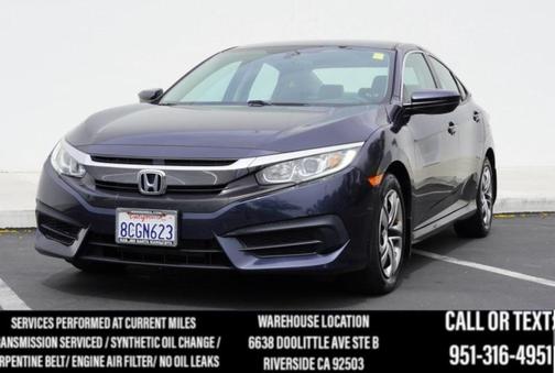 Modern Steel Metallic 2018 Honda Civic LX