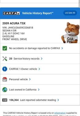 2009 Acura TSX Technology