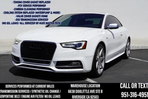 Ibis White 2013 Audi S5 3.0T Premium Plus