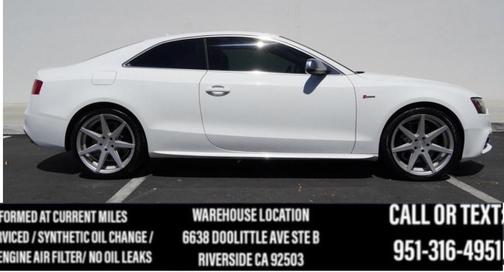 Ibis White 2013 Audi S5 3.0T Premium Plus