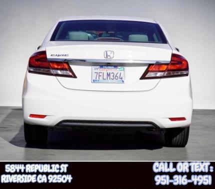 Taffeta White 2015 Honda Civic LX