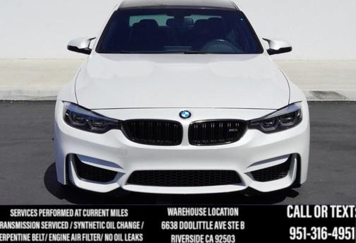 Mineral White Metallic 2017 BMW M3 Base
