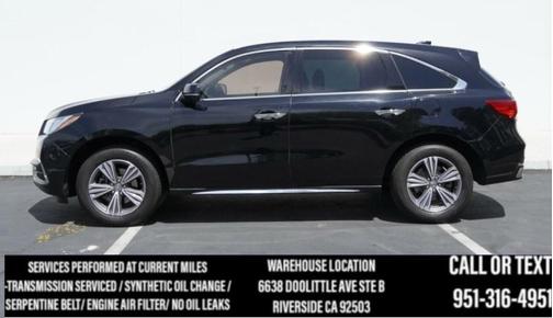 Majestic Black Pearl 2019 Acura MDX 3.5L