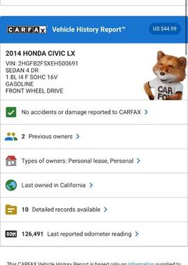 2014 Honda Civic LX